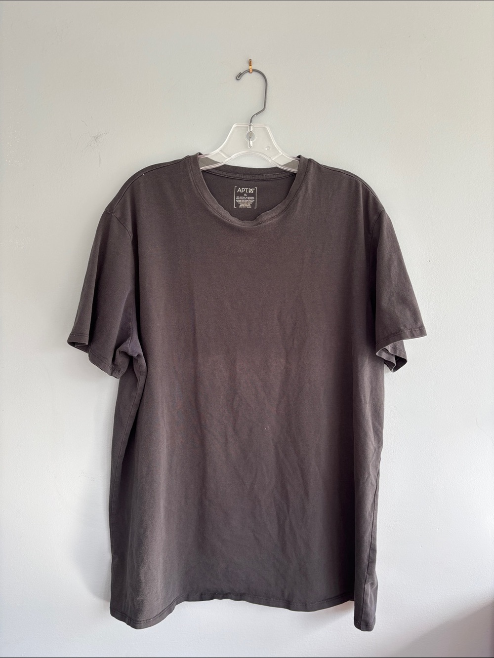 Apt. 9 Men's Charcoal Short Sleeve Crew Tee